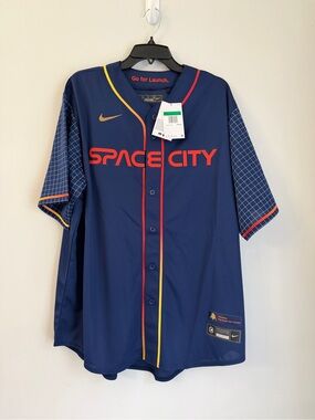 Houston Astros Jersey City Connect Space City XL NWT.   “NO NAME ON BACK”
